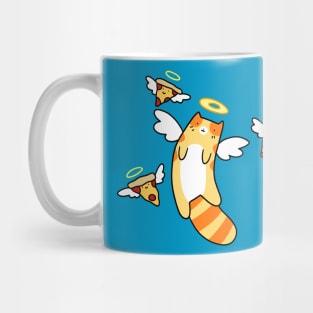 Pizza Angel Tabby Cat Mug